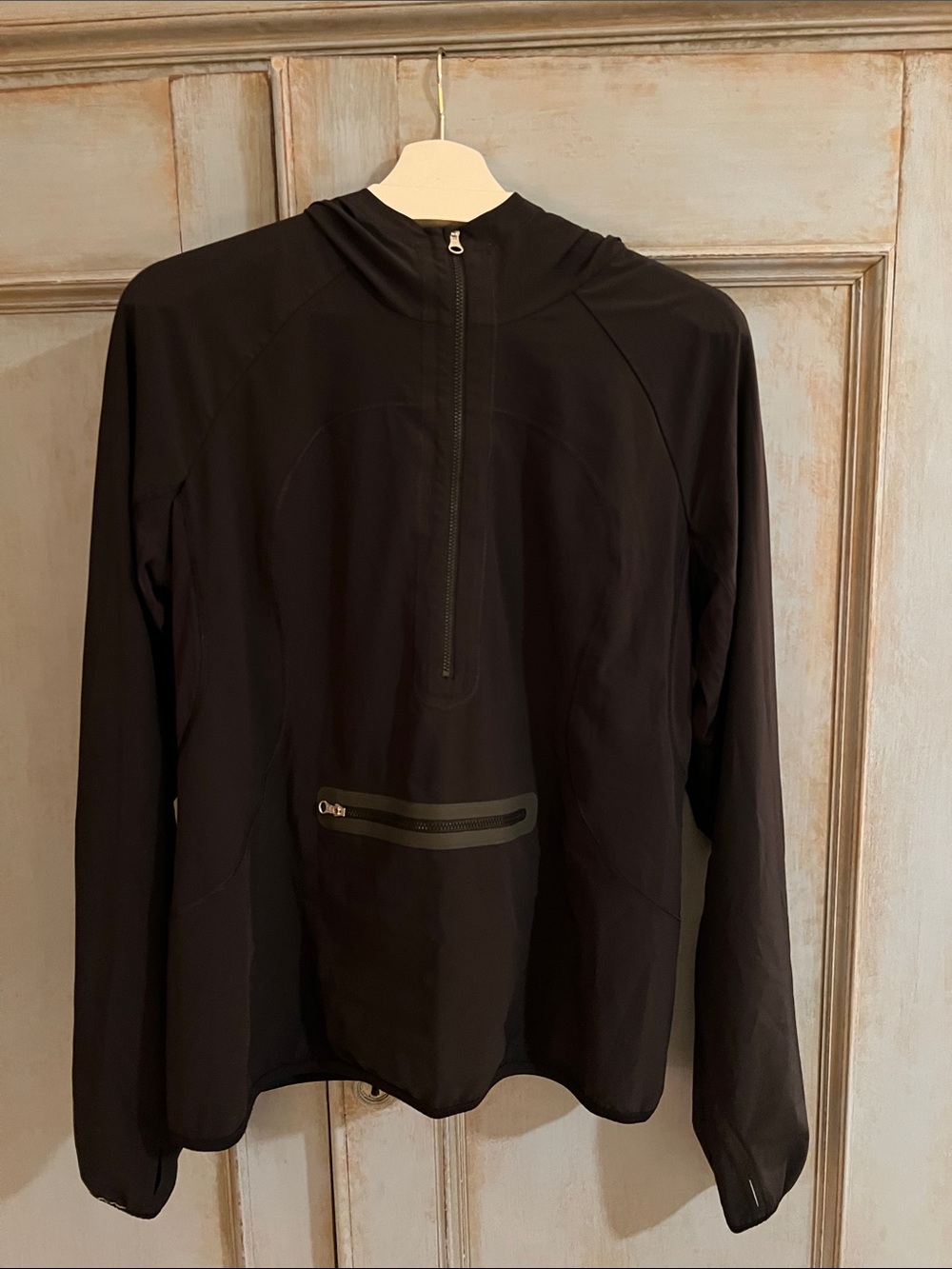 Women’s Black Lightweight Jacket - Hooded Pullover Lulu Lemon